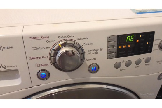 Lỗi AE máy giặt LG là gì? Nguyên nhân và cách khắc phục hiệu quả