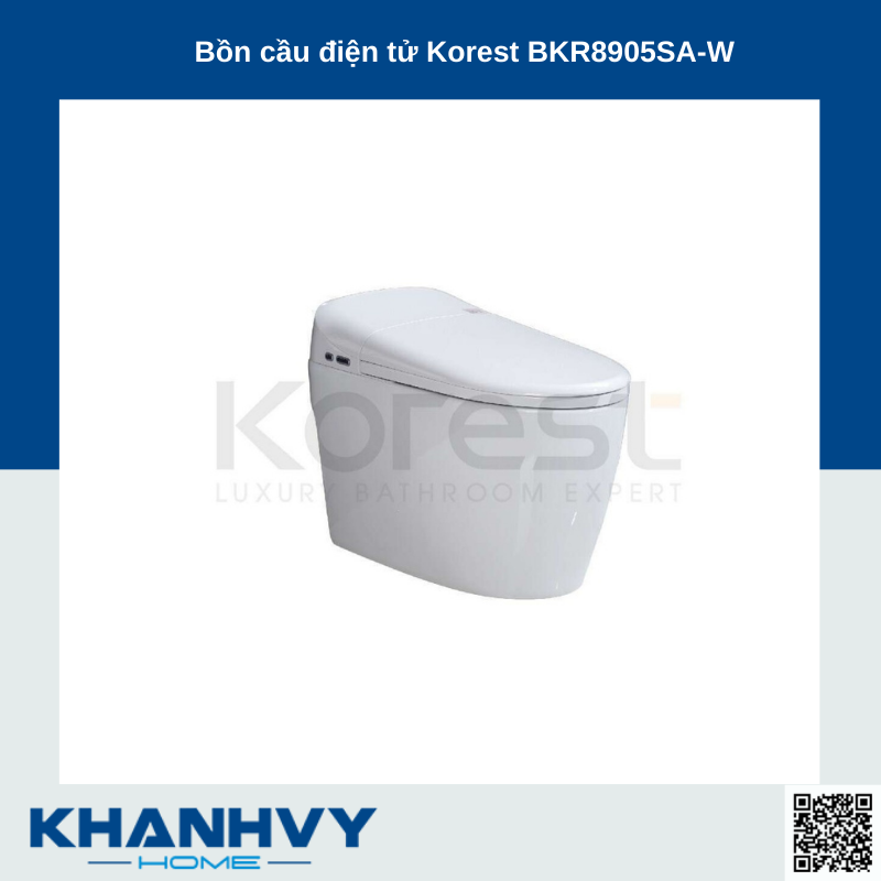 Bồn cầu điện tử Korest BKR8905SA-W