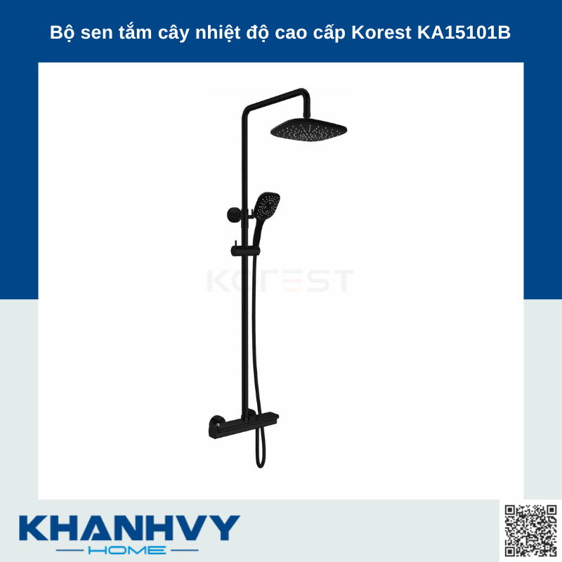 Bộ sen tắm cây nhiệt độ cao cấp Korest KA15101B