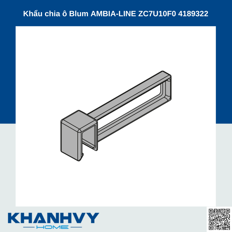 Khẩu chia ô Blum AMBIA-LINE ZC7U10F0 4189322