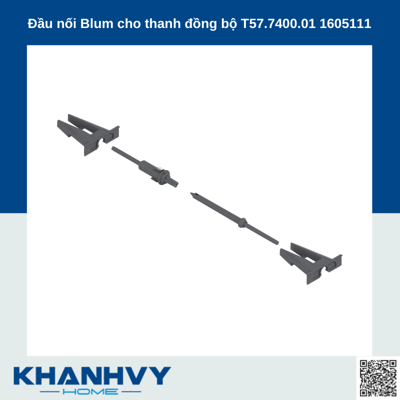 Đầu nối Blum cho thanh đồng bộ T57.7400.01 1605111