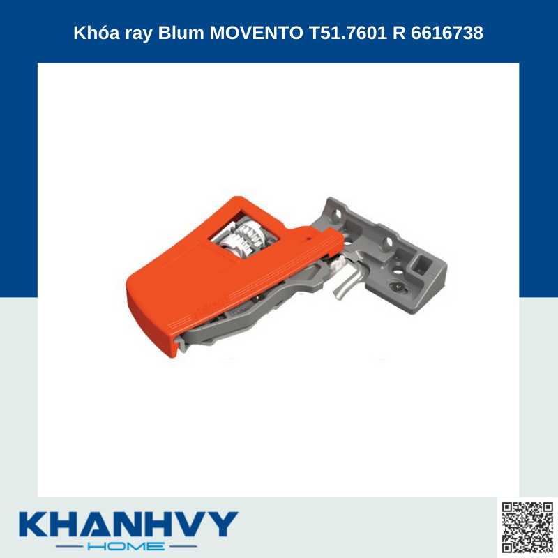 Khóa ray Blum MOVENTO T51.7601 R 6616738