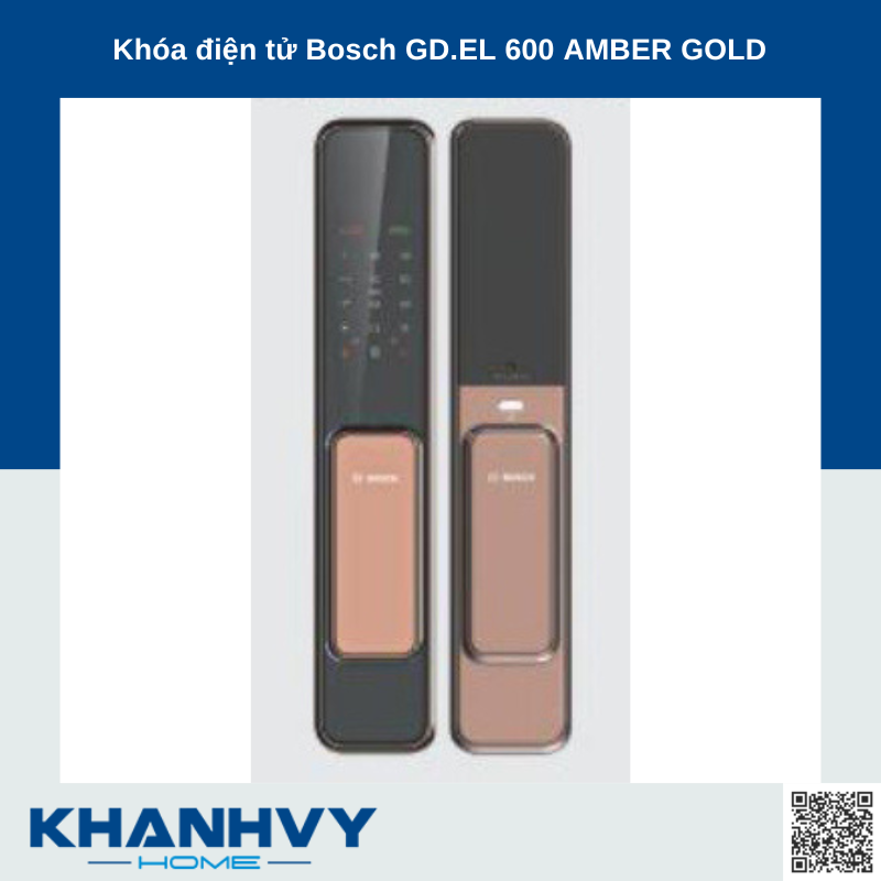 Khóa điện tử Bosch GD.EL 600 AMBER GOLD