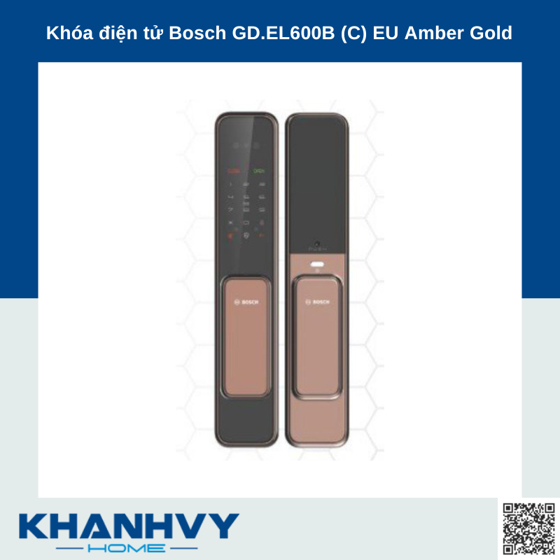 Khóa điện tử Bosch GD.EL600B (C) EU Amber Gold