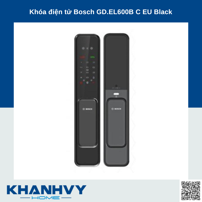 Khóa điện tử Bosch GD.EL600B (C) EU Black