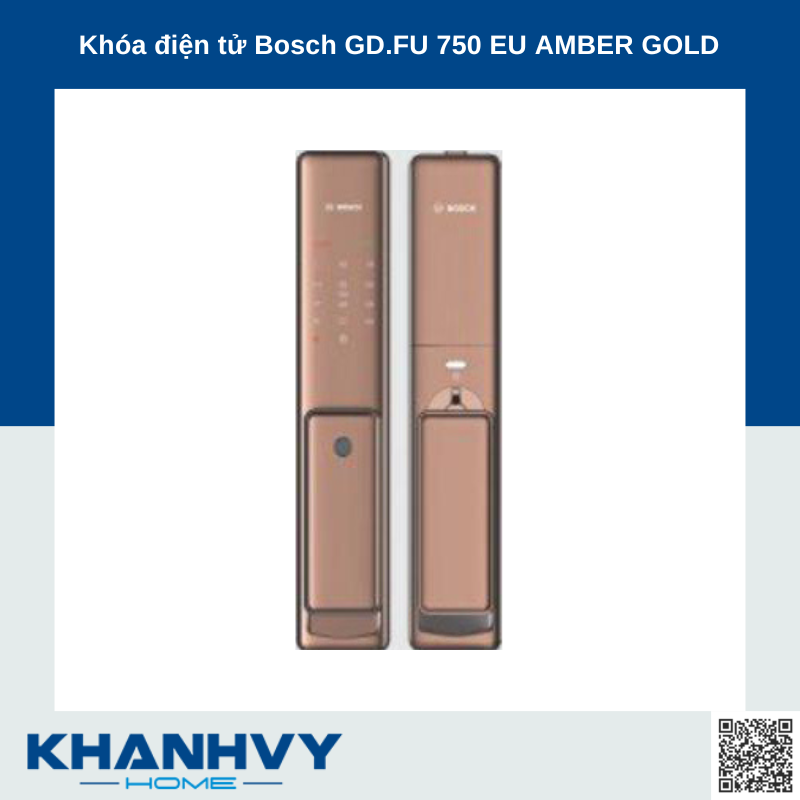 Khóa điện tử Bosch GD.FU 750 EU AMBER GOLD