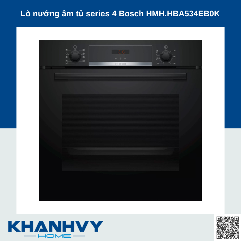 Lò nướng âm tủ series 4 Bosch HMH.HBA534EB0K