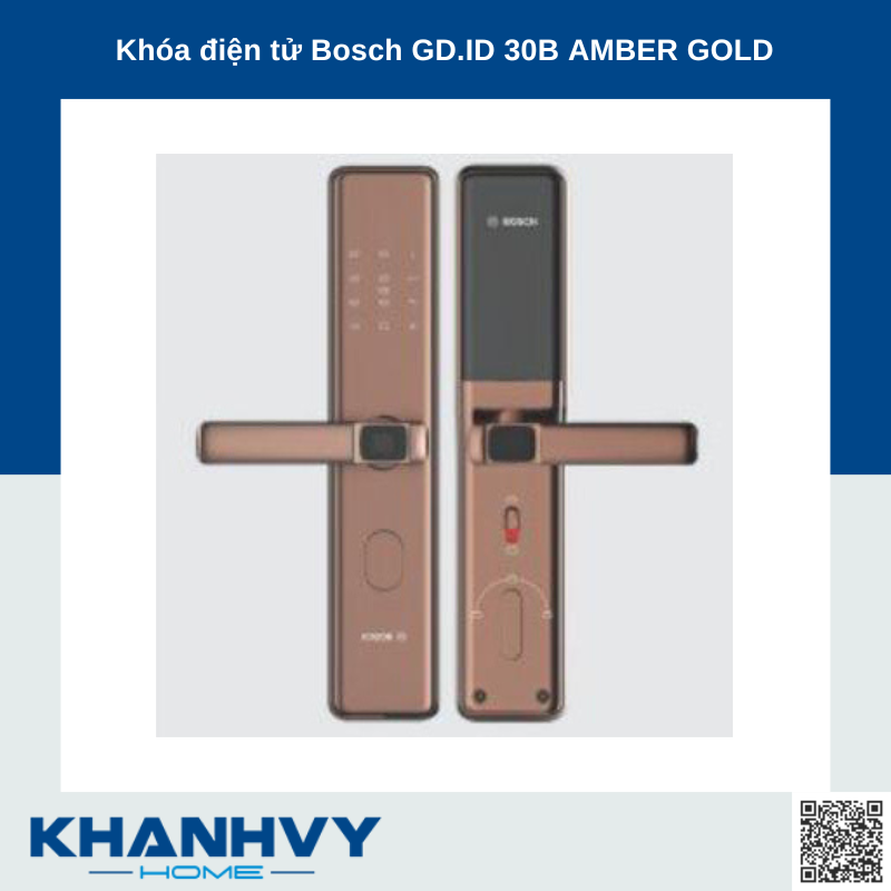 Khóa điện tử Bosch GD.ID 30B AMBER GOLD