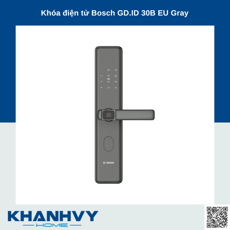 Khóa điện tử Bosch GD.ID 30B EU Gray