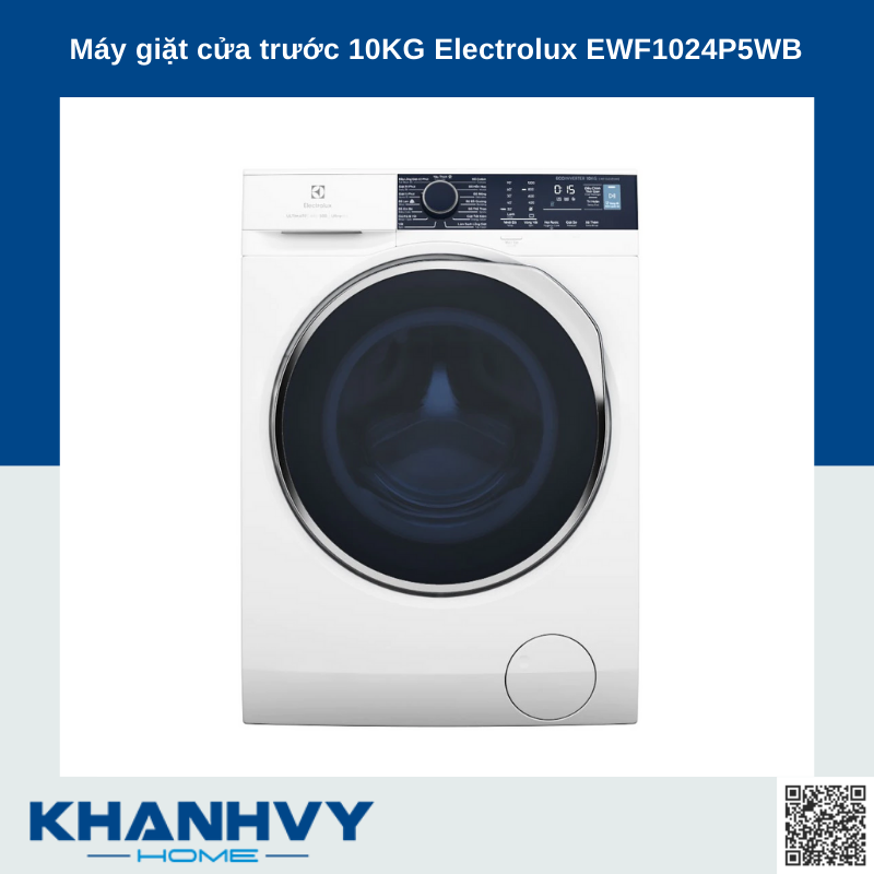 Máy giặt cửa trước 10KG Electrolux EWF1024P5WB |B NEW 100% Outlet T6