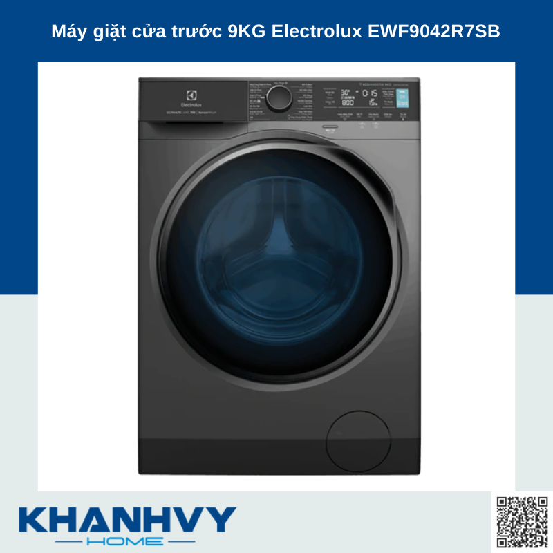 Máy giặt cửa trước 9KG Electrolux EWF9042R7SB |B NEW 100% Outlet T6