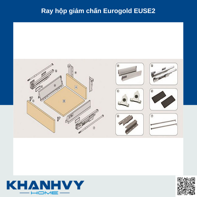 Ray hộp giảm chấn Eurogold EUSE2