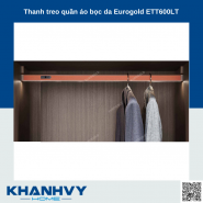 Thanh treo quần áo bọc da Eurogold ETT600LT
