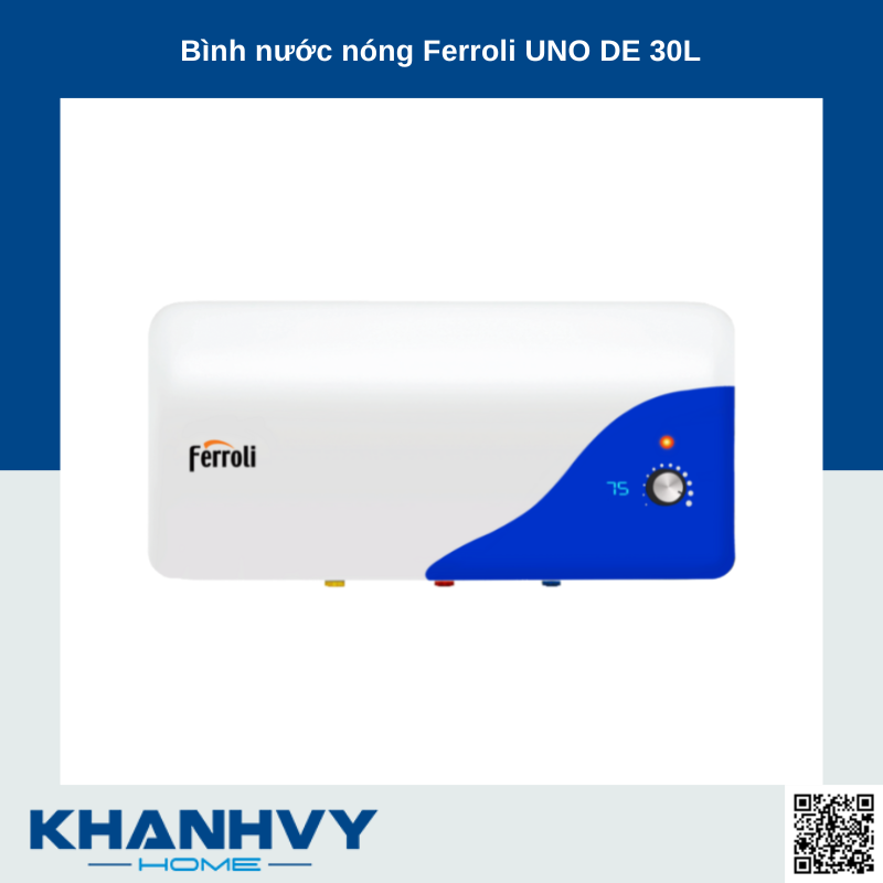 Bình nước nóng Ferroli UNO DE 30L