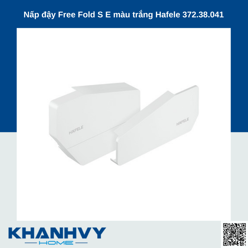 Nắp đậy Free Fold S E màu trắng Hafele 372.38.041