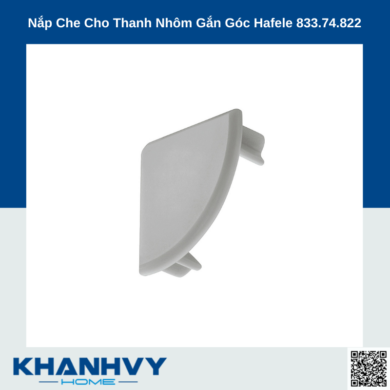 Nắp Che Cho Thanh Nhôm Gắn Góc Hafele 833.74.822