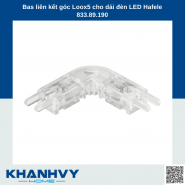 Bas liên kết góc Loox5 cho dải đèn LED Hafele 833.89.190