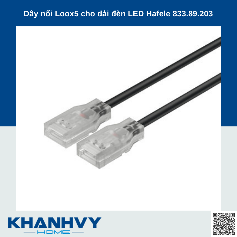 Dây nối Loox5 cho dải đèn LED Hafele 833.89.203