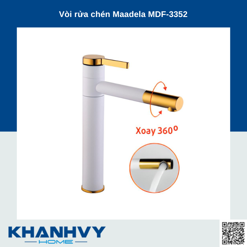 Vòi rửa chén Maadela MDF-3352