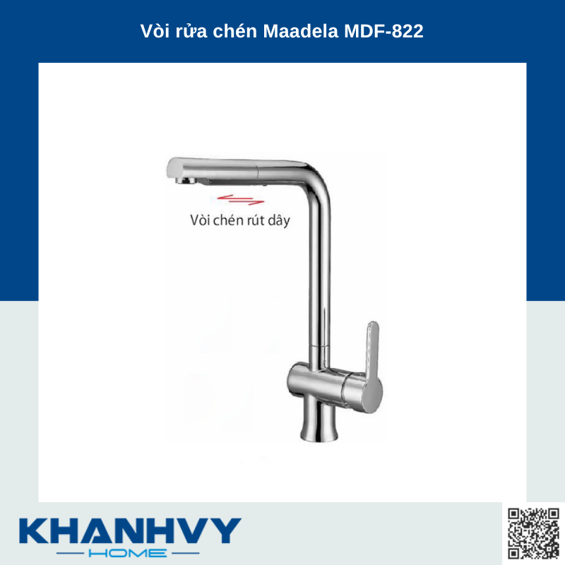 Vòi rửa chén Maadela MDF-822