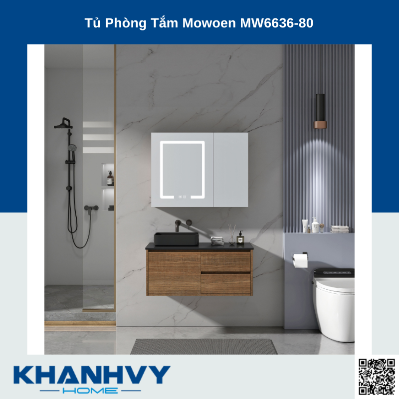 Tủ Phòng Tắm Mowoen MW6636-80