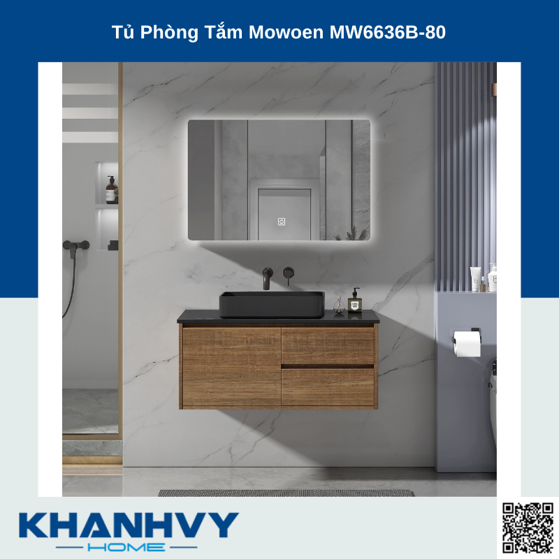 Tủ Phòng Tắm Mowoen MW6636B-80