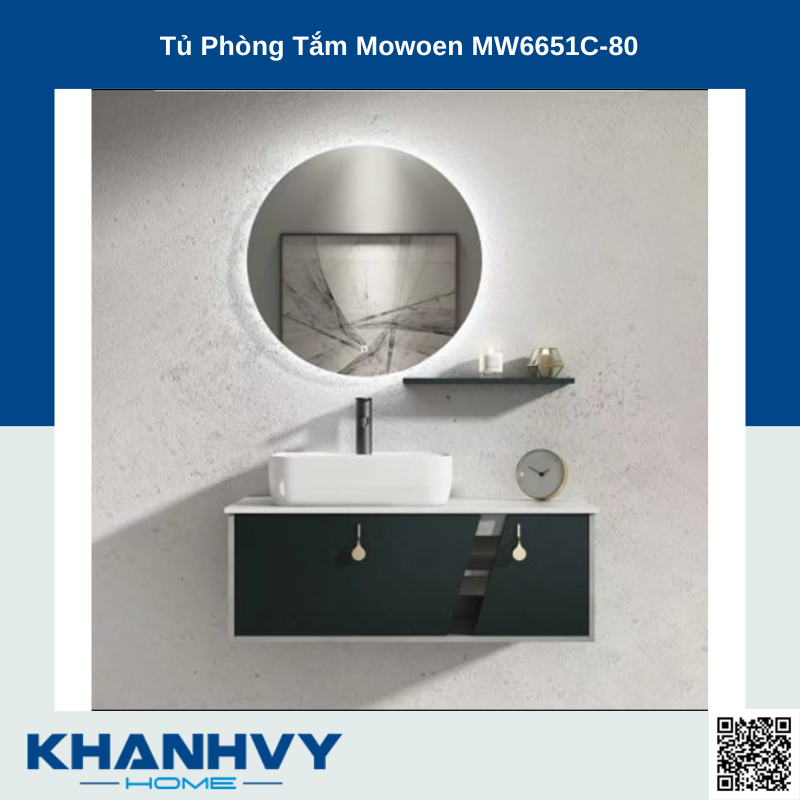 Tủ Phòng Tắm Mowoen MW6651C-80