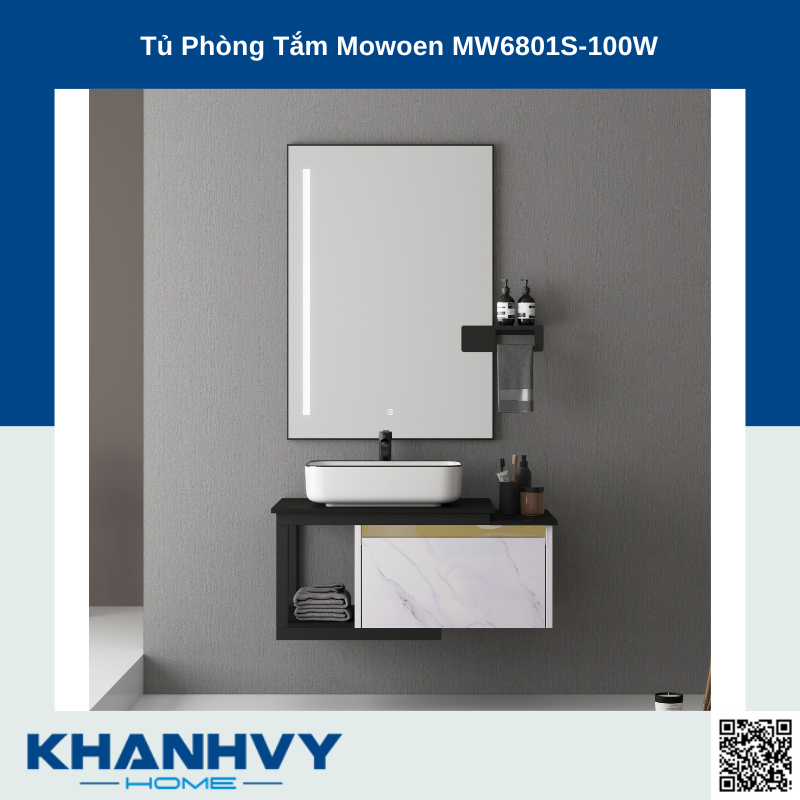 Tủ Phòng Tắm Mowoen MW6801S-100W