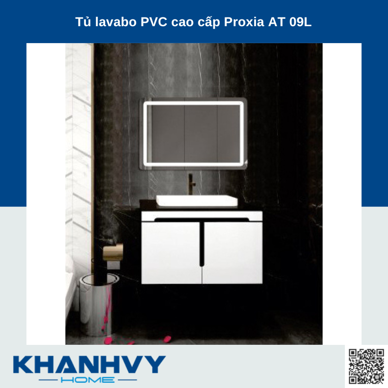 Tủ lavabo PVC cao cấp Proxia AT 09L