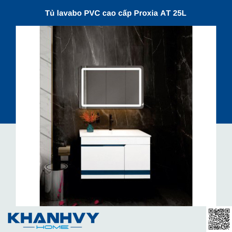 Tủ lavabo PVC cao cấp Proxia AT 25L