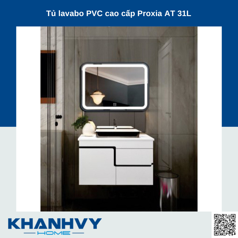 Tủ lavabo PVC cao cấp Proxia AT 31L