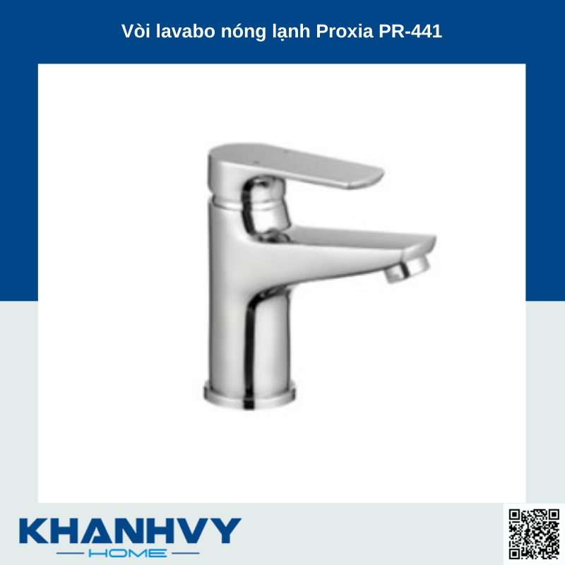 Vòi lavabo nóng lạnh Proxia PR-441