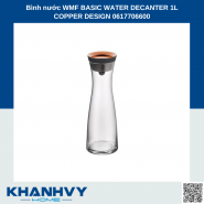Bình nước WMF BASIC WATER DECANTER 1L COPPER DESIGN 0617706600