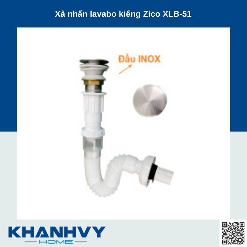 Xả nhấn lavabo kiểng Zico XLB-51