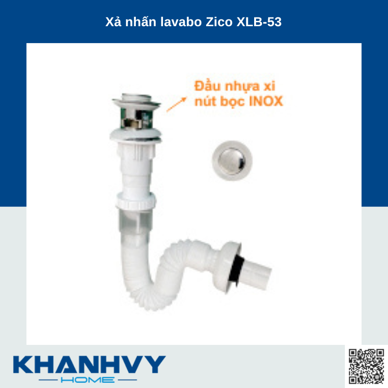 Xả nhấn lavabo Zico XLB-53