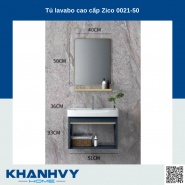 Tủ lavabo cao cấp Zico 0021-50