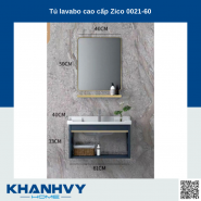 Tủ lavabo cao cấp Zico 0021-60