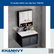 Tủ lavabo nhôm cao cấp Zico TND703