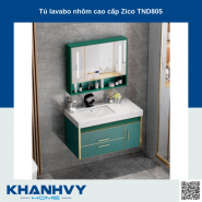 Tủ lavabo nhôm cao cấp Zico TND805