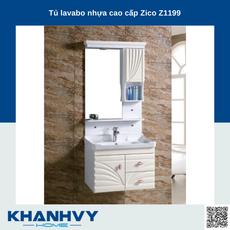 Tủ lavabo nhựa cao cấp Zico Z1199