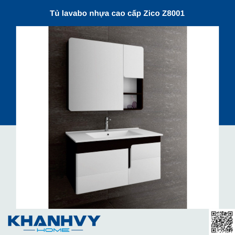 Tủ lavabo nhựa cao cấp Zico Z8001
