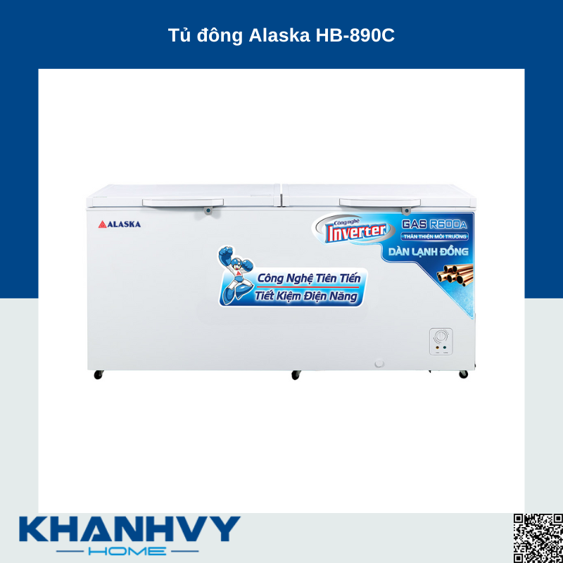 Tủ đông Alaska HB-890C
