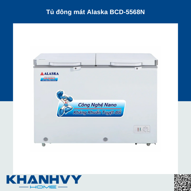 Tủ đông mát Alaska BCD-5568N