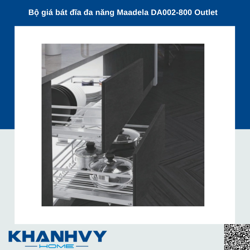 Bộ giá bát đĩa đa năng Maadela DA002-800 Outlet