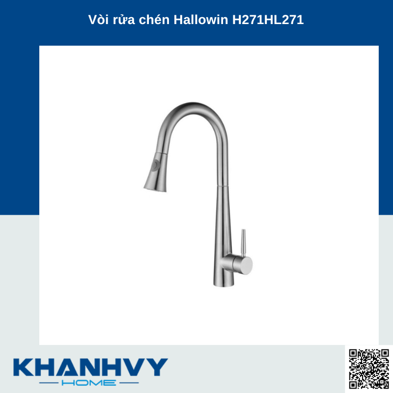 Vòi rửa chén Hallowin H271/HL271 NEW 99% Outlet T6