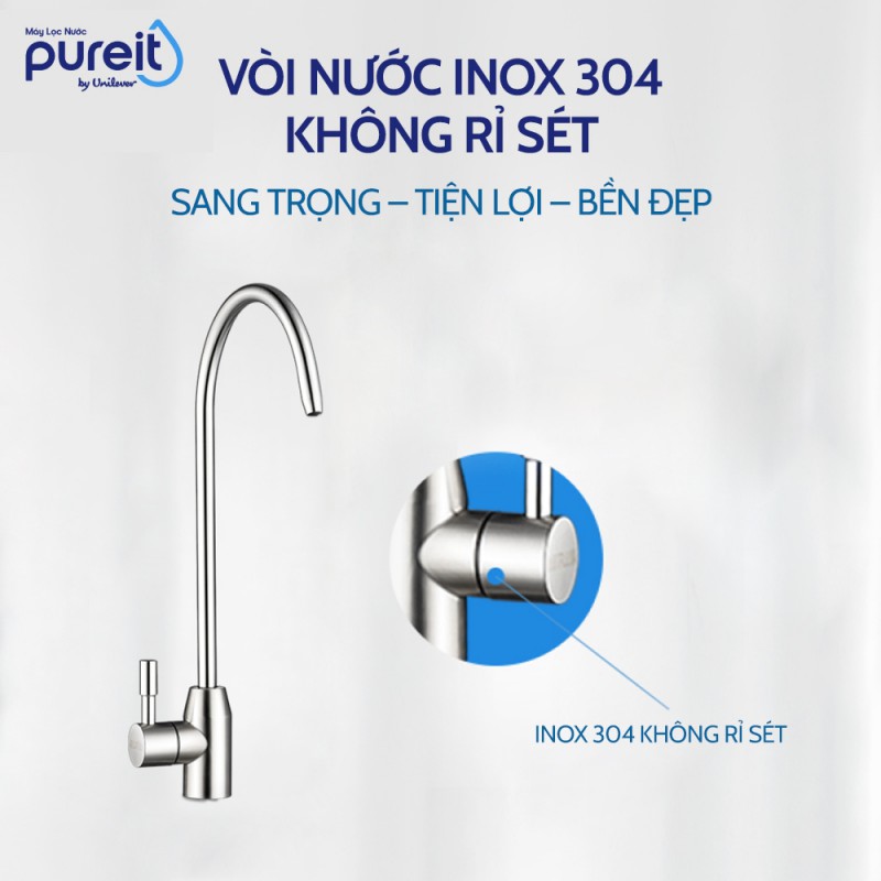 Máy lọc nước âm tủ bếp Pureit Delica UR5640 SN Đà Nẵng