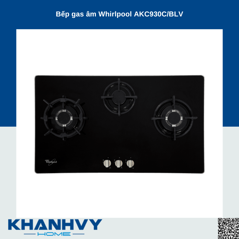 Bếp gas âm Whirlpool AKC930C/BLV