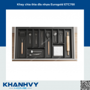 Khay chia thìa dĩa nhựa Eurogold ETC700