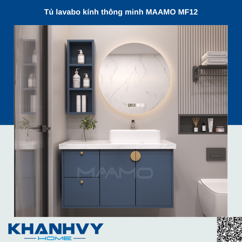 Tủ lavabo kính thông minh MAAMO MF12