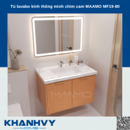 Tủ lavabo kính thông minh chìm cam MAAMO MF19-80